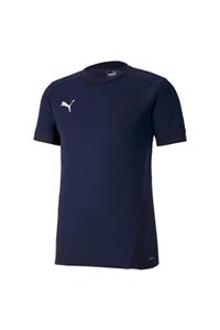 Puma Men Team Goal 23 T-shirts Training Navy Soccer Tee Top Gym Jersey 70417106