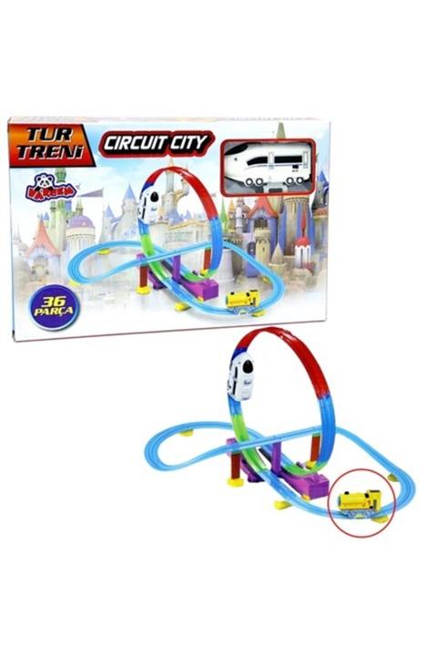 Vardem Kutulu Işıklı Tur Tren Seti 36 Parça Oyuncak