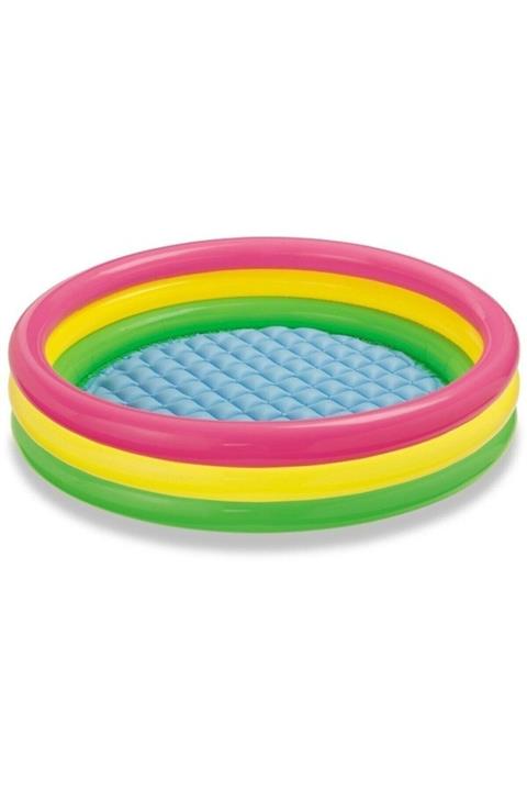 Intex 3 Boğumlu Şişme Tabanlı Sunset Havuz 114 X 25cm-57412-23082353