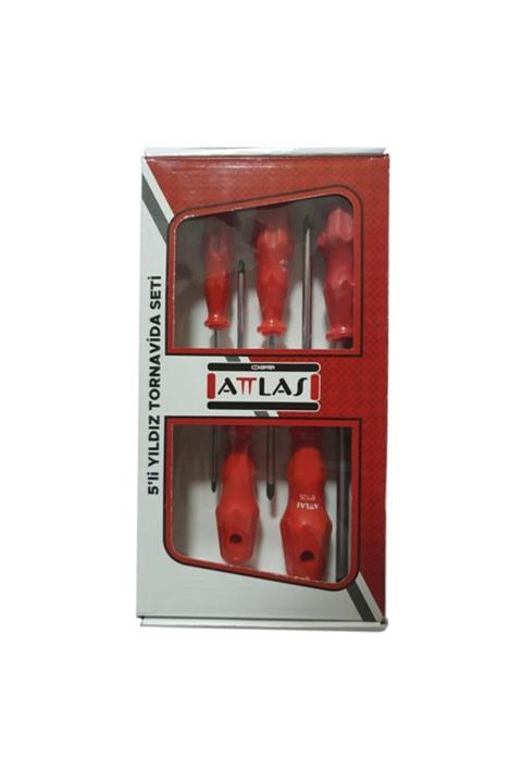 Attlas Ht1104 5 Parça Yıldız Tornavida Takımı A0601012