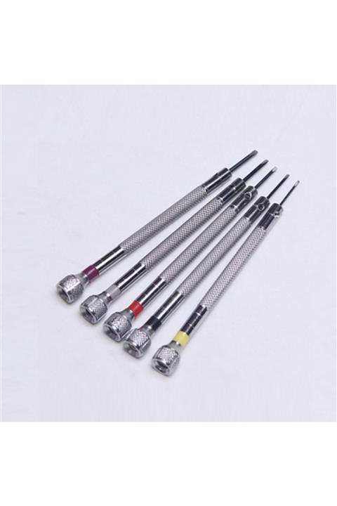 Ally Mobile Ally 5 Parça Mini Paslanmaz Çelik Tornavida Seti Saat-gozluk-telefon Tornavida