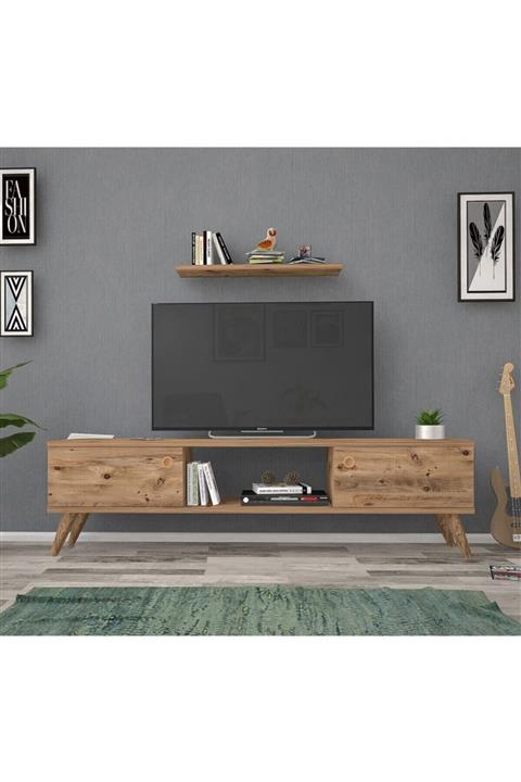 Mbes Mobilya 140 Cm Eda Atlantik Tv Ünitesi