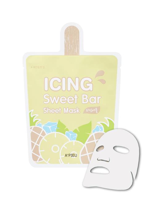 Missha Ananas Özlü  Pürüzsüz Görünüm Sağlayan Yaprak Maske APIEU Icing Sweet Bar Sheet Mask (Pineapple)