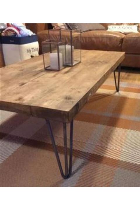 TALASTOZU Ahşap Orta Sehpa 90 Cm.