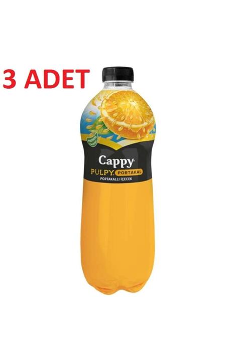 Cappy Pulpy Portakallı Içecek 1 Lt X 3 Adet