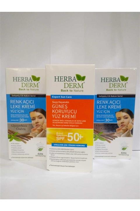 Herbaderm Herba Derm 2 Adet Leke Kremi Spf 50 Güneş Kremi