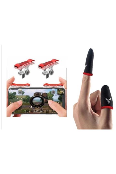 ARKTİCARET Pubg Logolu E-sport Parmak Eldiven Ve Tetik