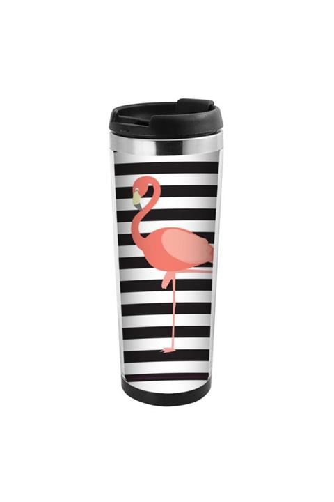 Trendix Trendiz Siyah Flamingo 350 Ml Termos Mug - Trx-Mg-Fs /