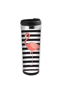 Trendix Trendiz Siyah Flamingo 350 Ml Termos Mug - Trx-Mg-Fs /