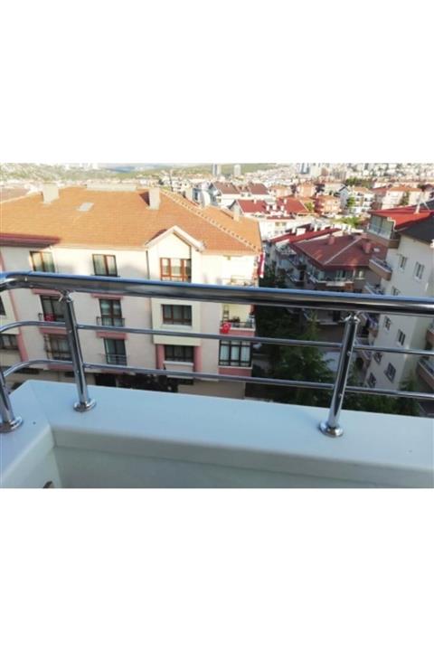 Alpa 200cm Paslanmaz Balkon Korkuluk