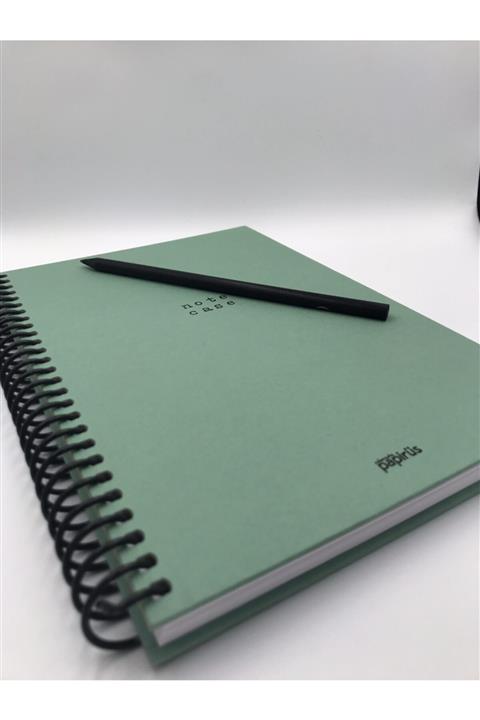 Colornote Papirüs Note Case Spralli Sert Kapak 120 Yaprak Kareli Defter