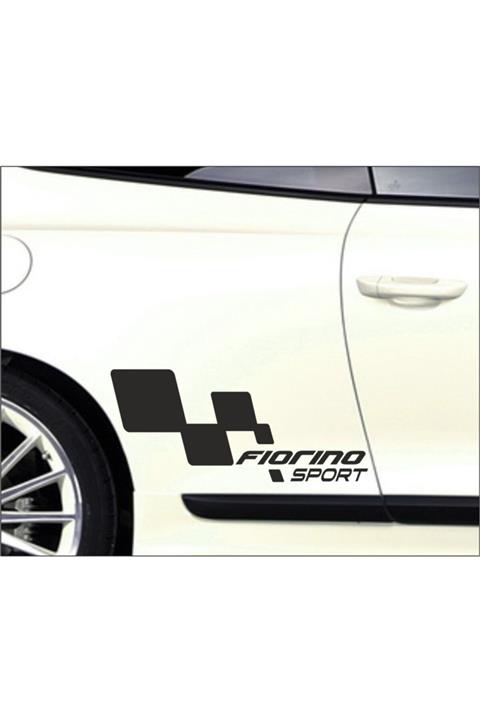 hediyelikevi Fiat Fiorino Kapı Yanı Sport Yazıları Sağ-sol 2 Adet Siyah