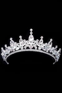 MyCrown Gelin Tacı 5.5 Cm Yüksekliğinde Kristal Taşlı