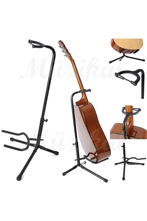 CREMONIA Siyah Gitar Standı