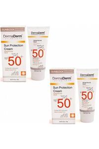 DermaDerm Spf 50 Güneş Koruma Kremi  100 gr 2 Adet