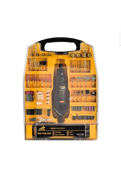 Dawreek Pro Mini Taşlama 6 Kademeli 300 Parça Hobi Gravür Seti I