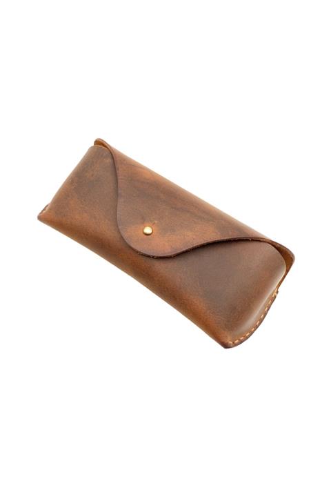 Elden Deri Taba Deri Gözlük Kılıfı