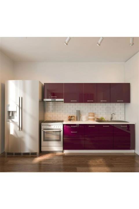 EPİCONCEPT Mürdüm Nevin Hazır Mutfak Dolabı 260 cm