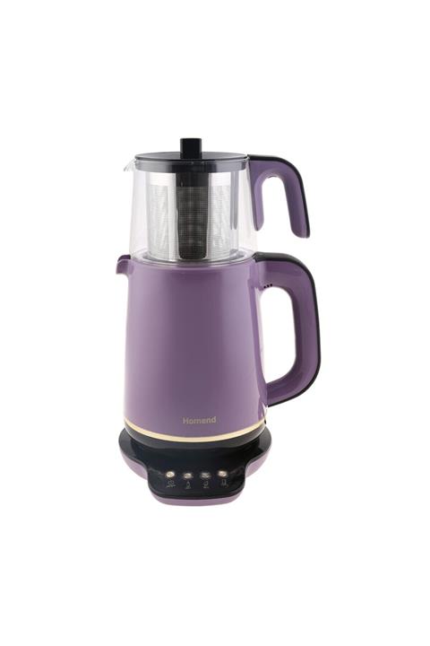 HOMEND Royaltea 1763h Konuşan Çay Makinesi Mor Gold