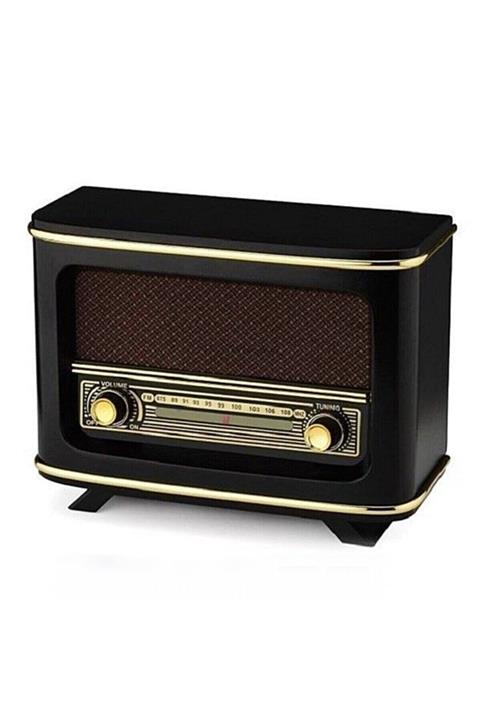 NOSTALJİ RADYO Retro Nostaljik Tasarım Ahşap Radyo