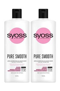 Syoss Pure Smooth Micellar Ağırlaştırmayan Saç Kremi 500Ml 2'li