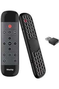 Wechip W2 Pro Kablosuz Klavye Uzaktan Kumanda Air Mouse