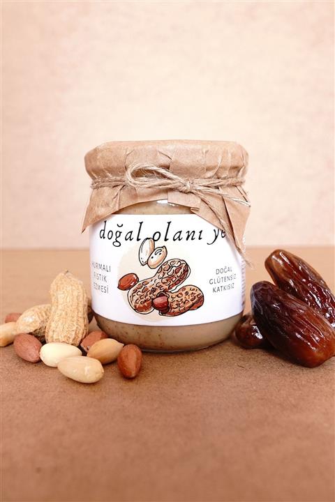 Doğal Olanı Ye Doğal Hurmalı Fıstık Ezmesi 200gr