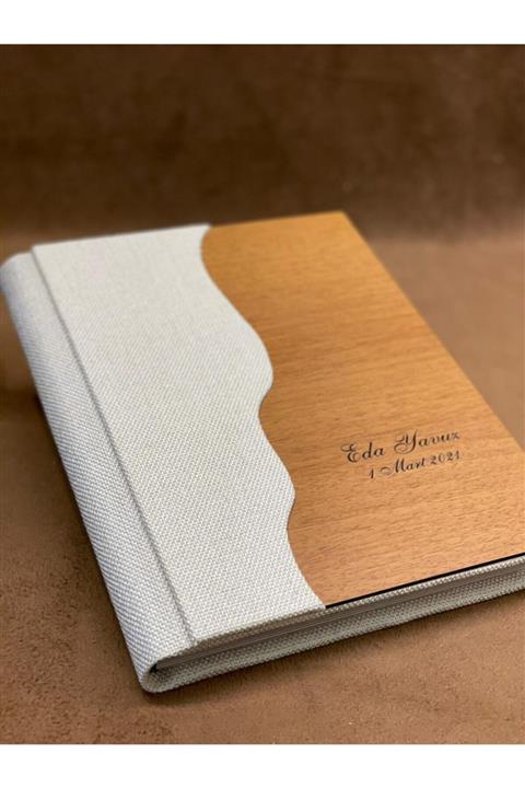 Express Düğün Albümü Kahverengi Krem Düğün Albümü