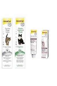 Gimcat Taurine 50gr + Gastro 50gr + Anti-hairball Malt 20gr Paste Kedi Macunları