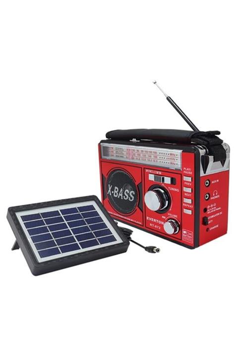 Everton Rt-872 Solar Panelli Müzik Kutusu Usb/sd/fm/sw