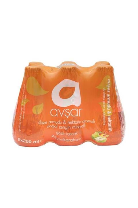 Avşar Soda Armut&Nektari 200 ml 6'lı
