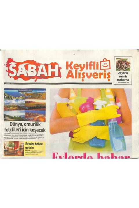 Gökçe Koleksiyon Sabah Gazetesi Alışveriş Eki 30 Mart 2014 - Dünya , Omurilik Felçlileri Için Koşacak
