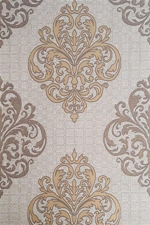 Golden Flamingo 17222 Non Woven Damask Desenli Duvar Kağıdı Alan Kaplar