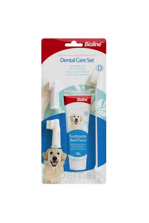 Bioline Dental Care Set Köpek Diş Bakım Seti 4 In 1