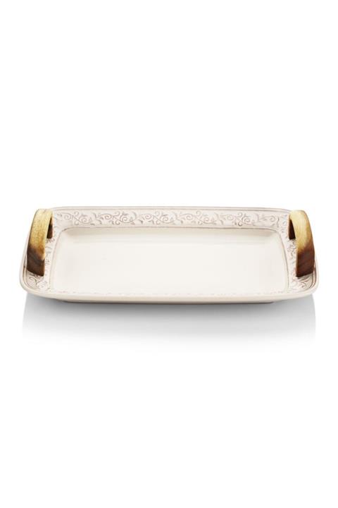 Schafer Epoch Ahşap Kulplu Küçük Servis Tabağı