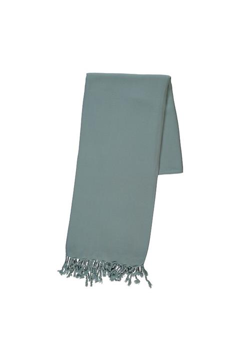 Hare Peştemal Banyo Havlusu Plaj Havlusu Şal Bambu Pamuk 100x180 C.yeşil