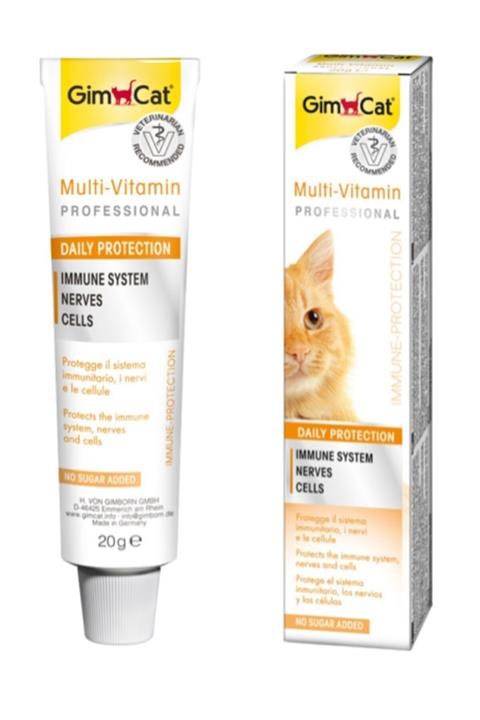 Gimcat Multi Vitamin Paste 12 Vitaminli Kedi Macunu 20 Gr