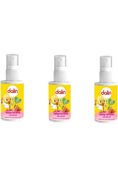 Dalin Kolay Tarama Spreyi Badem Yağ 50 ml X 3 Adet