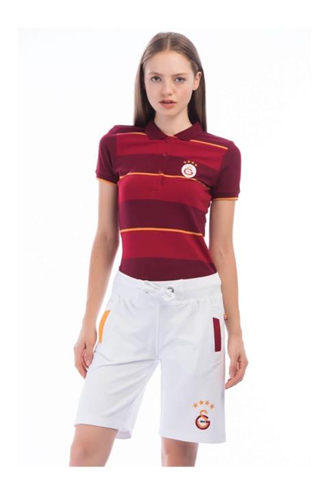 Galatasaray Galatasaray Kadın Beyaz Şort - Y023-K80142