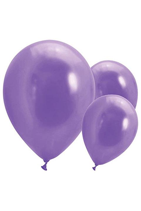 Kullan At Market Metalik Mor Balon