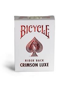 Bicycle Rider Back Crimson Luxe Oyun Kartı