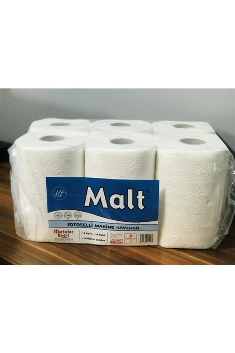 MALT HAVLU Fotoselli Makina Havlusu 21cm 6 Lı 3 Kğ