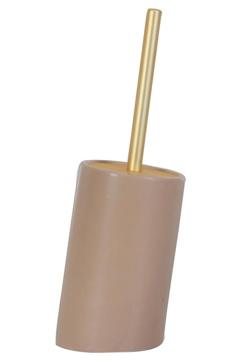 ACAR Curve Seramik Gold Mat Metal Saplı Fırça - Krem