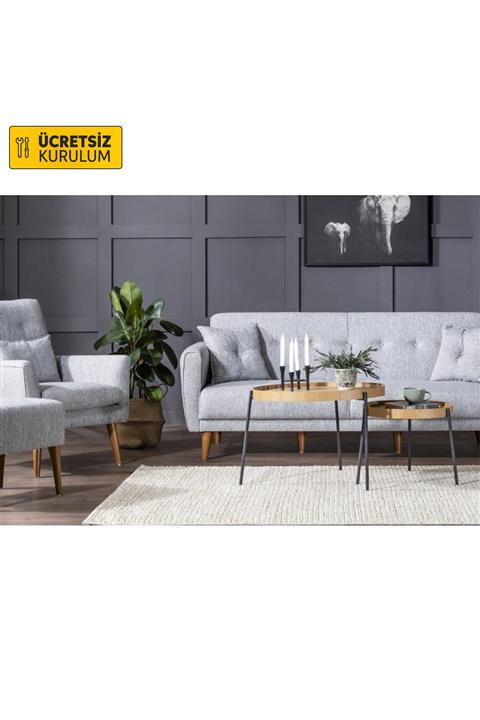 Vivense ARİA KOLTUK TAKIMI GRİ