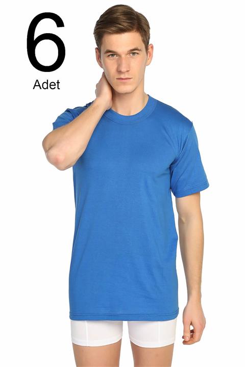 Seher 6'lı Paket 0 Yaka Erkek Fanila