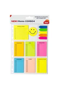 Noki Memo Combo 4 Haftalık Planlı Emojili Planlayıcı 13 Parça Postit