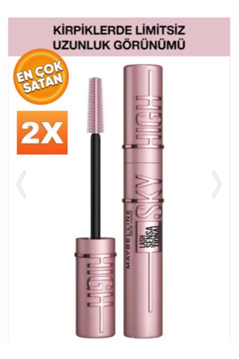 Maybelline New York Lash Sensational Sky High Maskara X 2 Adet 301669671