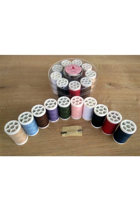 Kezban Tekstil Dikiş Iplik Seti 10 Farklı Renk 11 Parça