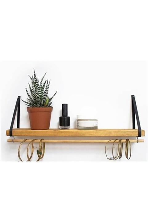 Olgun Home Derili Çubuklu Takı Aksesuar Düzenleyici Raf