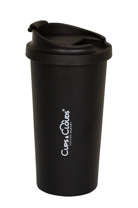 Cups & Clouds Termos Mug Siyah 40100988 500 ml